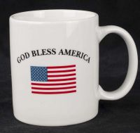 God Bless America Sept. 11th 2001 George W. Bush Quote Coffee Mug